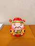 吉兔坊泥塑招財治愈系神仙桌面小擺件生日禮物女伴手禮汽車(chē)載工位裝飾品 三生萬(wàn)貫財神-紅財神 曬單實(shí)拍圖