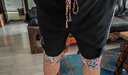 花花公子（PLAYBOY）短褲男士國潮夏季五分休閑褲子男薄款運動外穿中國風(fēng)高端沙灘中褲 曬單實拍圖