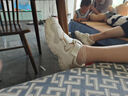 奧古獅登（Agsdon）運動鞋女夏季新款戶外鏤空溯溪鞋女網(wǎng)面透氣女鞋 W251089 米色 37 曬單實拍圖