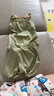 忻悅晴薄款嬰兒夏裝衣服女寶寶莫代爾背心套裝公主吊帶甜美兩件套套裝 女寶寶吊帶背心套 青色 90 （兩用檔尺碼偏小，建議拍大） 曬單實(shí)拍圖