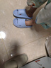 樸西小鯊魚(yú)軟底兒童涼拖鞋男童夏季寶寶洗澡防滑家居室內(nèi)拖鞋女童 曬單實(shí)拍圖