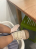 牧童兒童帆布鞋2025秋季新款女童軟底防撞寶寶學(xué)步鞋幼兒園室內(nèi)鞋男童 奶咖米 23 鞋內(nèi)長15.5cm/適合腳長15.0cm 曬單實拍圖