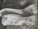 歐迪芬5雙刺繡短襪女士襪子女夏季薄款100%純棉10A抑菌防臭學(xué)生無骨襪 曬單實(shí)拍圖