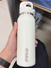 格沵（germ）潘展樂(lè)同款運(yùn)動(dòng)保溫杯男女316不銹鋼水杯單手彈蓋杯子600ML可樂(lè)白 曬單實(shí)拍圖