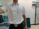 HLA海瀾之家短袖襯衫男夏季25輕商務(wù)衫及大碼正裝襯衣男 曬單實(shí)拍圖