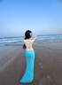 恬飾比基尼女泳衣女士泡溫泉遮肉肚子游泳衣沙灘防曬外搭海邊分體性感 比基尼女【藍(lán)色三件套】 均碼 【建議80-115斤】 曬單實(shí)拍圖