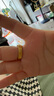周六福（ZLF）七夕禮物  黃金戒指女款足金5D硬金情侶幾何指環(huán)手飾無形 計(jì)價(jià) 20號 - 1.87g 曬單實(shí)拍圖