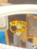 中國(guó)黃金一吻定情黃金戒指女足金求婚戒七夕情人節(jié)禮物送女友老婆生日 一吻定情足金戒指【品牌禮盒】京速達(dá) 曬單實(shí)拍圖