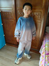 G. DUCKKIDS小黃鴨男童春裝套裝2025新款春秋季兒童中大童男孩網紅衛(wèi)衣運動服 h漸變長袖套裝-咖色 140 cm(建議身高125-135) 曬單實拍圖