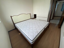 顧家家居（KUKA）顧家木藝 中古風(fēng)實(shí)木床胡桃木美式高端油臘布雙人主臥大床PT8106B 1.8*2.0米-貓抓皮 單床 曬單實(shí)拍圖