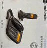 摩托羅拉（Motorola）數(shù)字無(wú)繩電話機(jī) 無(wú)線座機(jī) 子母機(jī)一拖一 辦公家用 內(nèi)線對(duì)講 大屏幕清晰免提固話套裝CL101C(黑色) 曬單實(shí)拍圖