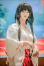 歐維沃日系動漫演出服萬圣節(jié)桔梗巫女cosplay日式和服女皇之刃巫女 衣服套裝+襪子 L 曬單實拍圖