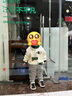 G.DUCKKIDS小黃鴨兒童毛衣男童外套春秋2025新款中小童針織開衫寶寶秋裝上衣 姜黃色 90 尺碼1~2歲 80-90cm建議80尺碼 曬單實(shí)拍圖