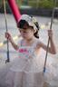 G.DUCKKIDS小黃鴨童裝公主裙女童裙子夏季兒童連衣裙寶寶生日禮服吊帶蓬蓬裙 圖片色 90 尺碼建議1~2歲cm 曬單實(shí)拍圖