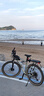 西騎者（WestBiking）自行車貨架鋁合金可載人后座架快拆行李架山地公路車騎行裝備 黑色快拆款【帶反光片+綁繩】 曬單實拍圖