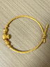 周大福文化祝福 蝴蝶結(jié)福袋 定價(jià)足金黃金轉(zhuǎn)運(yùn)珠 EOR552生日禮物 EOR552 曬單實(shí)拍圖