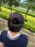 BARY REEF韓系閃鉆蝴蝶結(jié)鴨嘴夾子輕奢氣質(zhì)感后腦勺盤發(fā)卡發(fā)夾簡約百搭發(fā)飾 A款-主圖閃鉆蝴蝶鴨嘴夾 曬單實拍圖