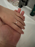 CRD克徠帝【現(xiàn)貨閃發(fā)】鉆戒女鉑金鉆石戒指訂婚結(jié)婚戒指扭臂六爪 心花怒放【G0792E】 23分F-G色SI 曬單實(shí)拍圖