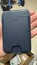 億色（ESR）適用蘋(píng)果iPhone12/13/14/15/16magsafe磁吸卡包皮革手機(jī)殼卡包卡套一體式公交地鐵門(mén)禁銀行卡 【折疊支架款】深藍(lán)色 曬單實(shí)拍圖