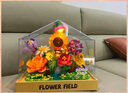 費米（Femibox）花野漫游記積木洛曼同款高品質拼裝模型擺件女孩子生日女生禮物 花野漫游記【帶燈光】防塵罩花房 曬單實拍圖