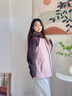 波司登2025新款沖鋒衣鵝絨服女短款三合一防風(fēng)防水保暖外套B250331302 西曼粉/泥土棕|1335/7C71|133C S 160/84A 體重約100-110斤 曬單實(shí)拍圖