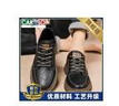 卡帝樂鱷魚（CARTELO）2024大碼工裝鞋男秋冬季真皮軟底商務休閑皮鞋復古板鞋低幫馬丁靴 黑色【旗艦款】 46 曬單實拍圖