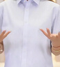 雅戈爾 襯衫男士 2025夏季青年商務(wù)休閑高端格紋短袖襯衫 灰色格子 44 曬單實(shí)拍圖