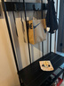 宜家（IKEA）NIPASEN尼坡森長(zhǎng)凳換鞋柜可坐門口家用收納鞋柜 黑色衣架和帶鞋柜凳子 曬單實(shí)拍圖