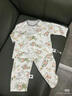 歐孕（OUYUN）兒童睡衣套裝2025夏季新款薄款純棉寶寶家居服 蝶與萌兔  90  曬單實(shí)拍圖