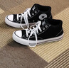 匡威（Converse）官方 莫爾登All Star帆布運(yùn)動(dòng)休閑板鞋黑色A00811C A00811C 42 曬單實(shí)拍圖