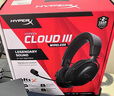 極度未知（HYPERX）颶風(fēng)2升級款颶風(fēng)3 頭戴式游戲電競耳機(jī)電腦耳麥 吃雞游戲耳機(jī) 適配三角洲行動 【颶風(fēng)3無線黑色】120h續(xù)航丨DTS音效 頭戴式游戲耳機(jī) 曬單實拍圖