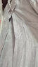 紀(jì)牧（JIMU）紀(jì)牧真絲襯衫男短袖桑蠶絲中老年男士夏裝老人襯衣絲綢大碼爸爸裝 灰色 XL (175) 曬單實拍圖
