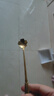 圣比萊創(chuàng  )意不銹鋼櫻花勺金色花朵小勺甜品雪糕勺子精致咖啡勺餐具禮品 不銹鋼櫻花勺x1 曬單實(shí)拍圖