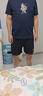 杰克·瓊斯（JACK&JONES）男裝25年短袖T恤男士夏季純棉潮流休閑圓領航海系列高端白色半袖 E39藏藍 常規(guī) L 180 曬單實拍圖