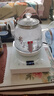 FUNORK全自動(dòng)上水電熱燒水壺玻璃燒水器茶臺(tái)專用一體茶桌茶幾保溫泡茶具抽水電茶爐 底部上水 - 白色 1L 曬單實(shí)拍圖