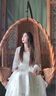 歐維沃2024春秋季新款法式長(zhǎng)袖連衣裙女小眾設(shè)計(jì)感溫柔風(fēng)森系超仙仙女裙 XS_建議70-85斤 曬單實(shí)拍圖