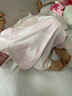 babycare寶寶家居服春秋嬰兒睡衣優(yōu)可絲兒童內(nèi)衣套裝 哆咔淺粉 90 曬單實(shí)拍圖