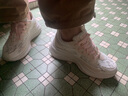 斯凱奇（SKECHERS）糕糕鞋女鞋夏季蕾絲透氣厚底休閑鞋輕便軟底運動鞋松糕鞋117520 曬單實拍圖
