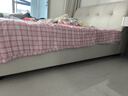 中派床 雙人床現(xiàn)代簡約真皮床主臥室家具實木婚床 真皮床【單床】 1.5*2.0框架床【10CM排骨架】 曬單實拍圖