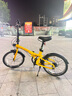 迪卡儂（DECATHLON）折疊車Fold500折疊自行車20寸變速通勤便攜學生輕折疊車 升級款 Fold500 黃色 舒適坐墊+ 20英寸 曬單實拍圖