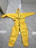 盾護(hù)貓防護(hù)服連體全身防化服耐酸堿防腐蝕一次性工作噴藥防毒化學(xué)實(shí)驗(yàn)室 防護(hù)服+手套（1套） L 曬單實(shí)拍圖