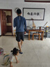 TOSWIM拓勝男士泳衣泳褲溫泉套裝沖浪服防尷尬可下水健身衣 銀光藏青2XL 曬單實(shí)拍圖