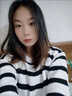 CS.LION春秋季新款2025年條紋長袖針織衫女裝寬松上衣溫柔系穿搭毛衣內(nèi)搭 黑色條紋 L 110-120斤 曬單實(shí)拍圖