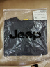 吉普（JEEP）美國正品高端全棉亨利領短袖t恤男夏季純色寬松純棉運動休閑上衣 深灰色 薄款 【國際大牌】 2XL 【適合160斤左右】 曬單實拍圖