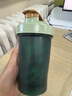 Blender Bottle 蛋白粉搖搖杯運動水杯 大容量健身水壺代餐奶昔杯 便攜塑料杯子 墨綠色V2款600ml 曬單實拍圖