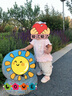戴維貝拉（DAVE＆BELLA）女寶寶連體衣2025新款夏裝抗菌嬰兒哈衣純棉新生兒爬服小童包屁衣 淺粉色【現貨】 90cm （建議身高80-90cm） 曬單實(shí)拍圖
