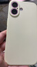 英悅適用蘋果16手機殼iPhone16Pro Max新款高級感16Plus超薄液態(tài)硅膠散熱鏡頭全包防摔軟殼 蘋果16【古董白】液態(tài)硅膠·內里植絨·配鋼化膜 曬單實拍圖