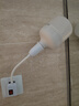 FLPIANS插座燈照明燈直插電頭式超亮led帶開關(guān)電燈泡室內(nèi)節(jié)能燈座e27一體 三插頭燈座+30W白光燈泡 曬單實(shí)拍圖