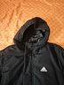 阿迪達斯adidas男子運動休閑三條紋棉服外套IX8884 XL 曬單實拍圖