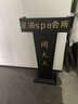 尊士嘉演講臺發(fā)言臺主席臺咨客臺導購臺不銹鋼迎賓臺接待臺講臺桌泊車臺 黑色 曬單實拍圖